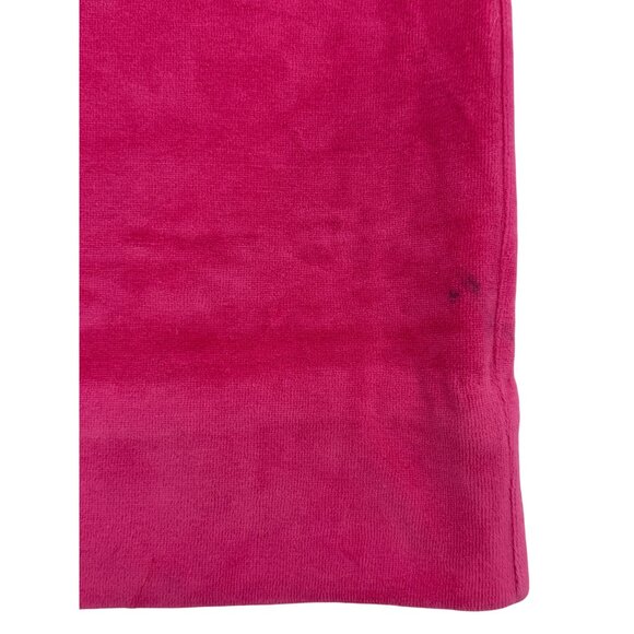 Vtg Y2K Juicy Couture Pink Velour Rhinestone Track Pants | Barbiecore McBling S - Picture 11 of 16